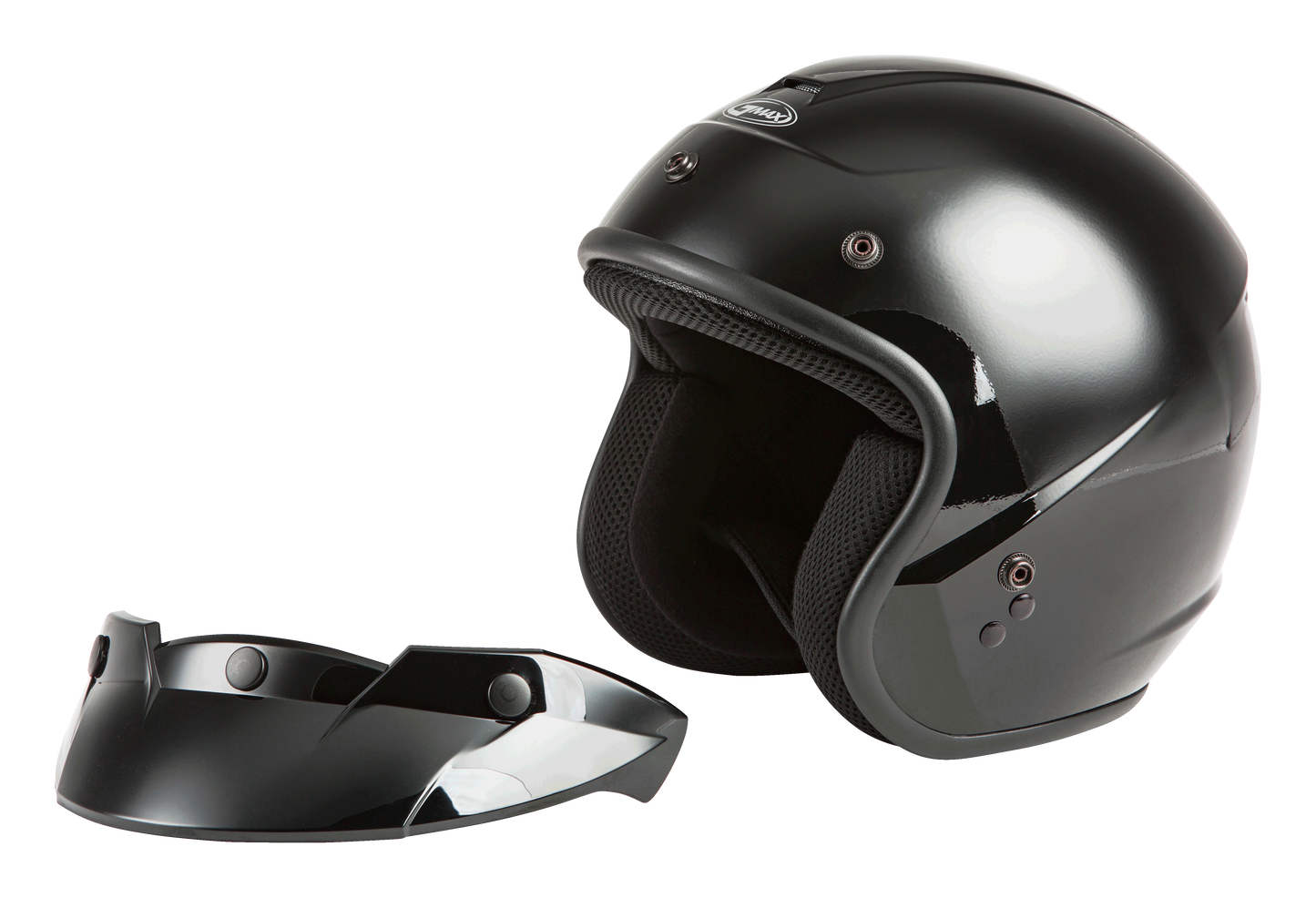 Of 2 Open Face Helmet Black Xs