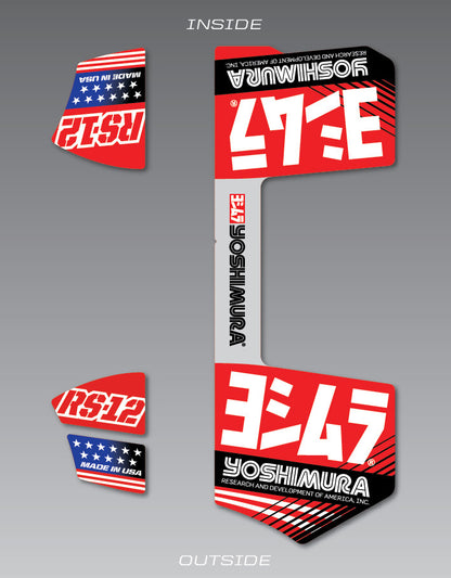 Rs 12 Muffler Decal Set