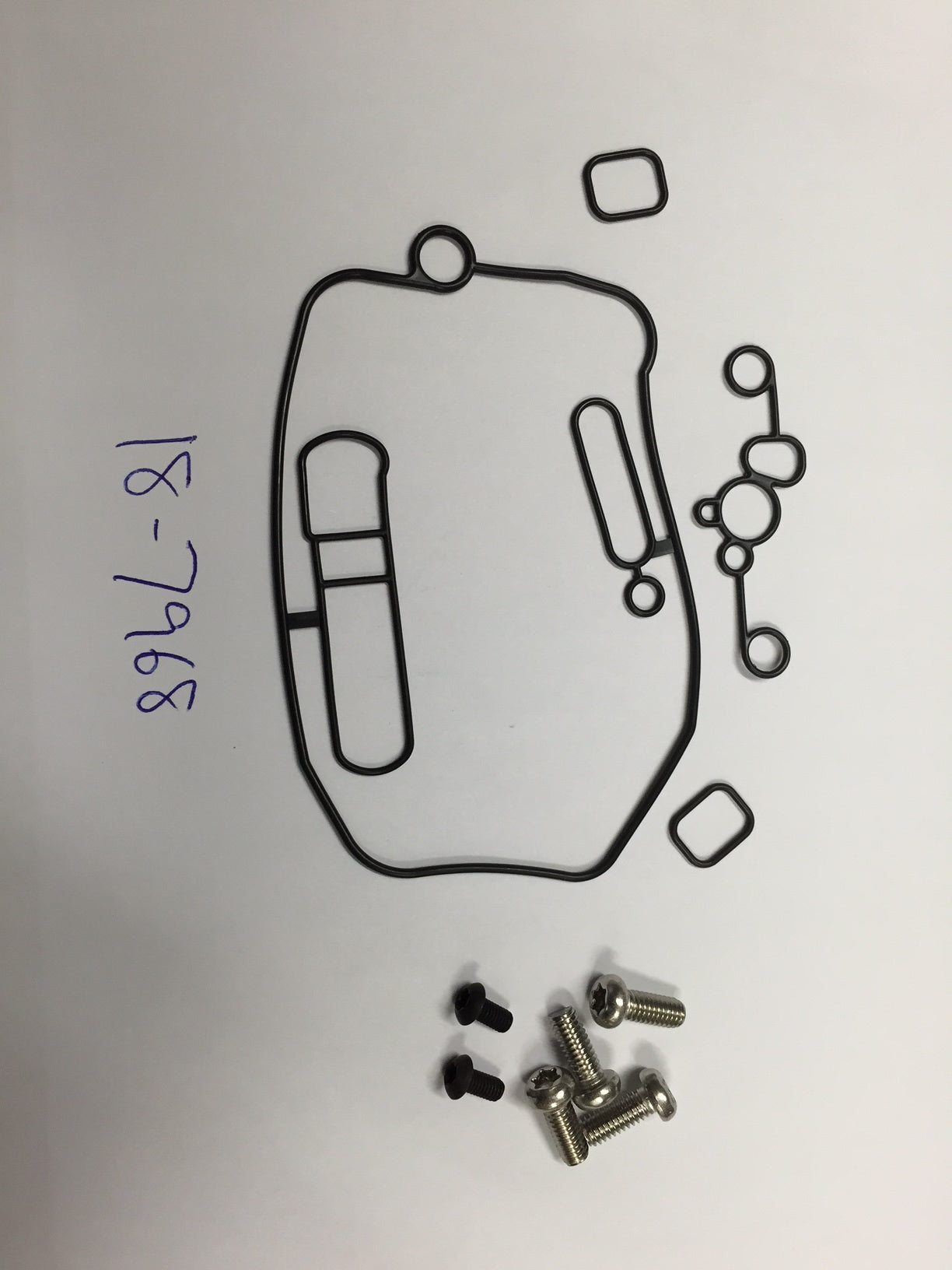 Fcr Middle Body O Ring Kit W/Screws