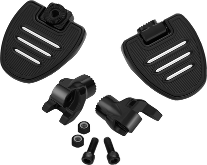 Commander Driver Floorboard Mini Black Can