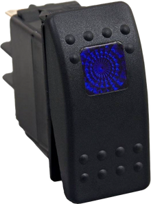 Lighted Rocker Switch Blue