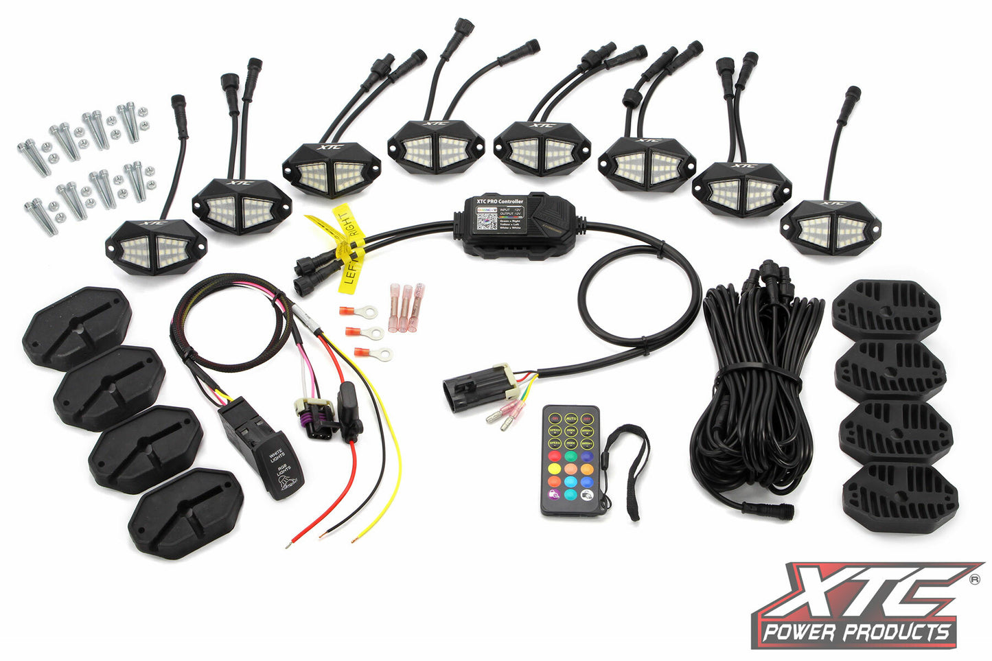 X Lites Rock Light Kit Rgb+W 8 Lights