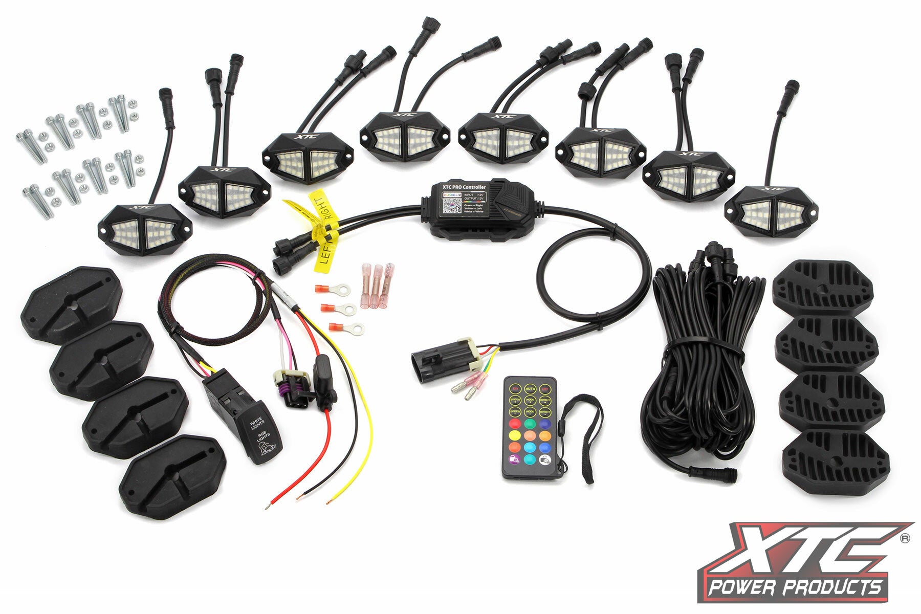 X Lites Rock Light Kit Rgb+W 8 Lights
