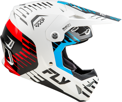 Formula Cp Slice Helmet White/Red/Cyan 2x