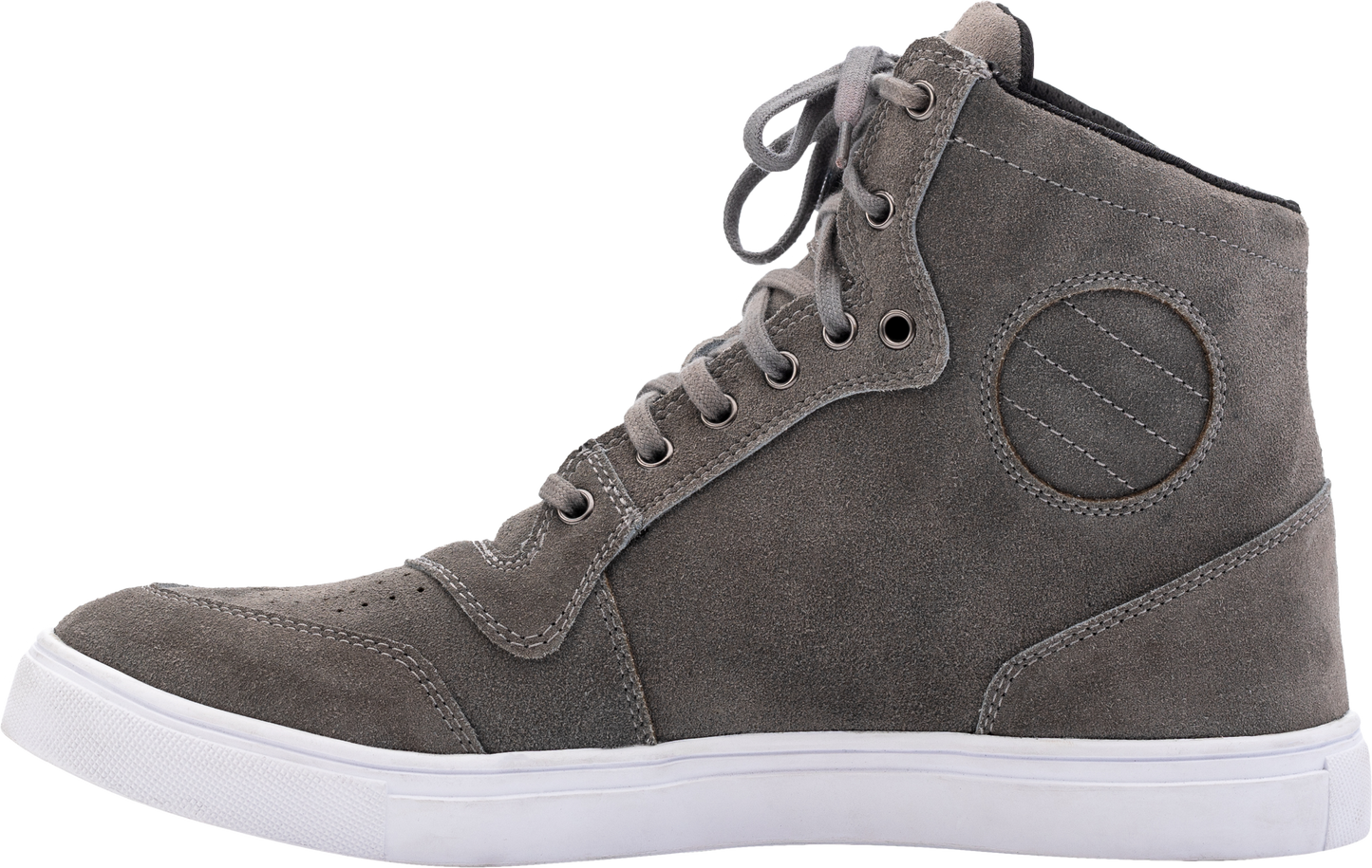 Hitop Moto Sneaker Ce Boot Grey Suede  Sz 7
