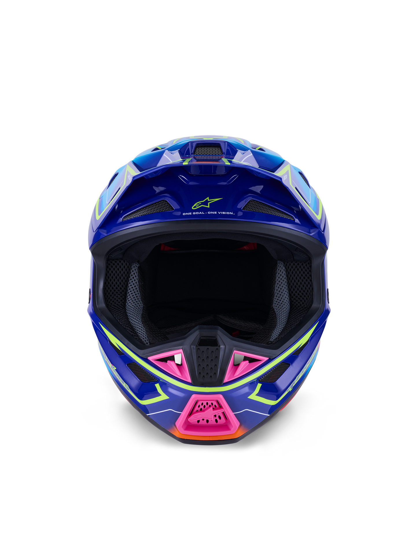 Sm7 Cast Helmet Blue/Pnk/Ylw Fluo Glossy Sm