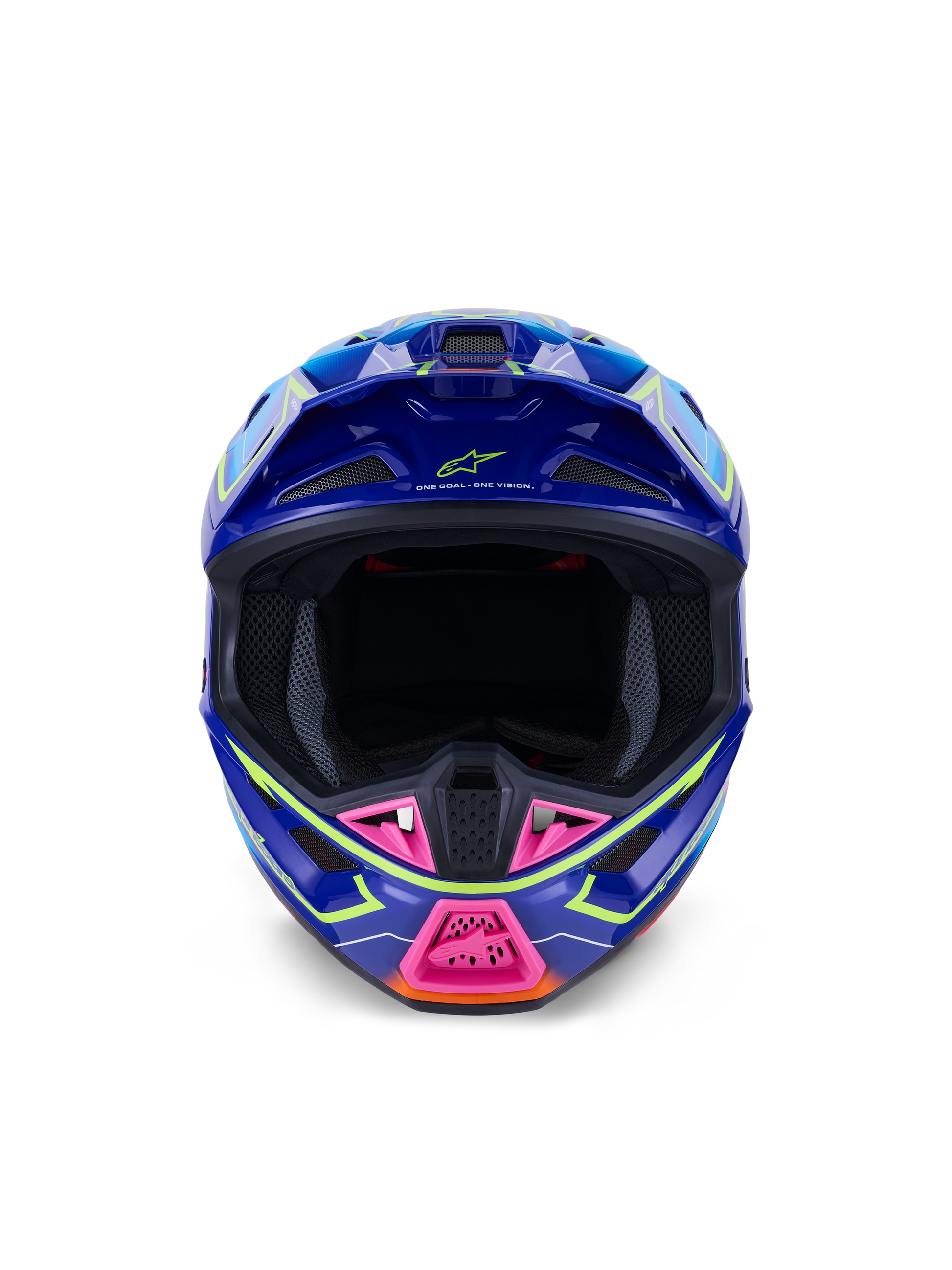Sm7 Cast Helmet Blue/Pnk/Ylw Fluo Glossy 2x