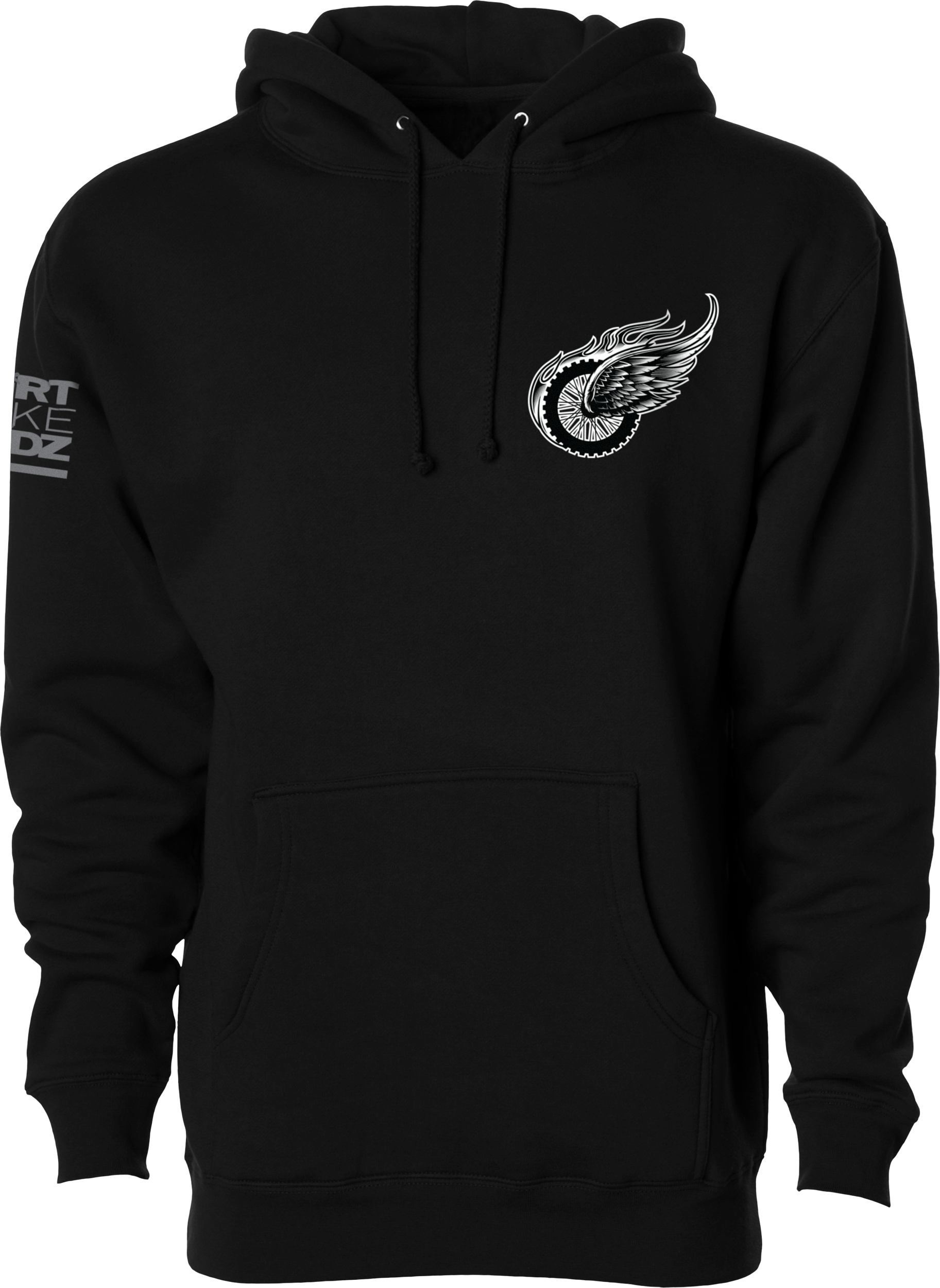 Two Wheels Hoodie Black Xl