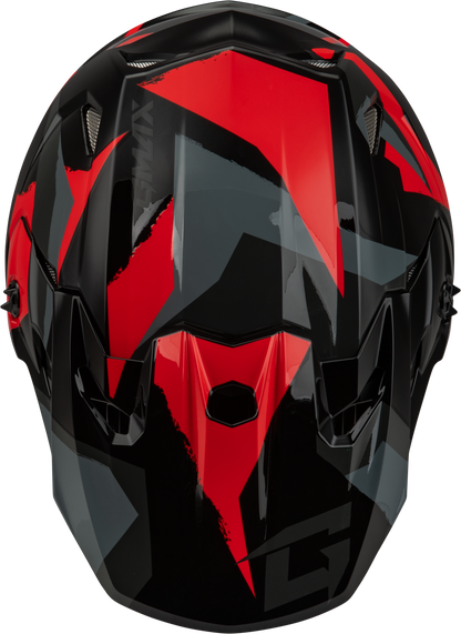 Mx 96 Splinter Helmet Black/Red 2x