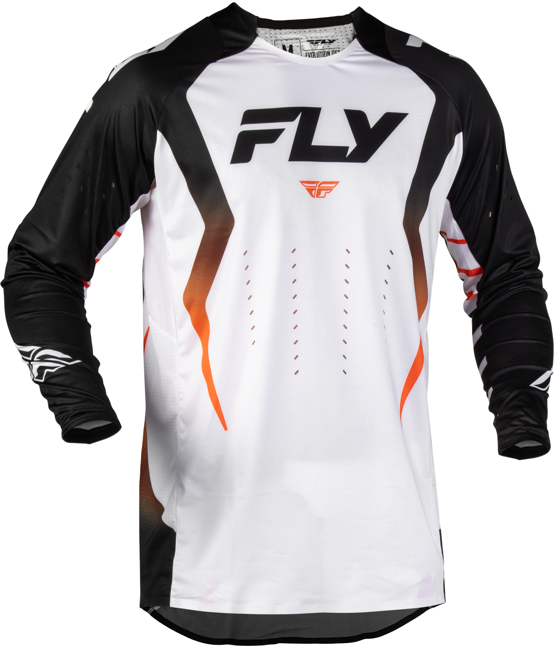 Evolution  Dst Bolt Jersey White/Black/Orange Md