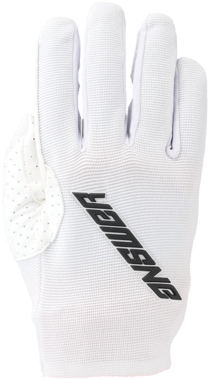 Answer Aerlite Gloves White/Black Logo Youth - XS