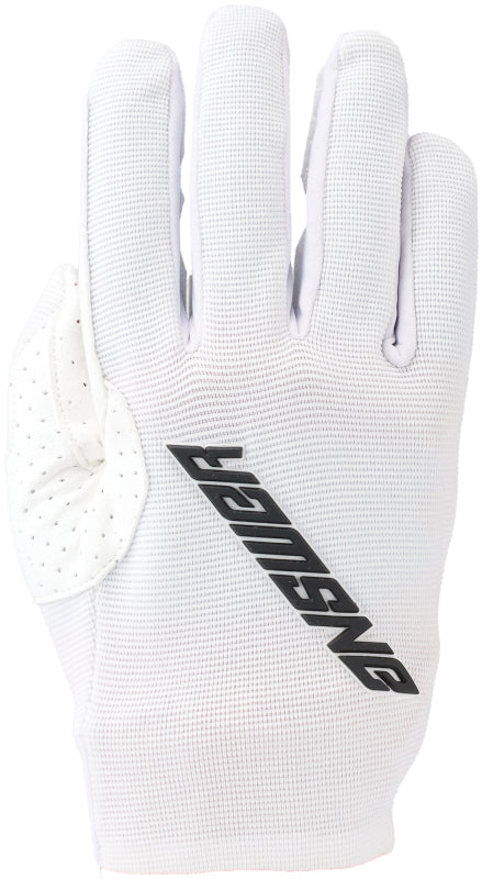 Answer Aerlite Gloves White/Black Logo Youth - Large