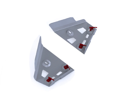 Alloy Front A Arm Guards Hon
