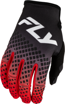 Kinetic Fade Gloves Black/Red/White 2x