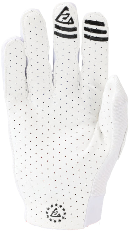 Answer Aerlite Gloves White/Black Logo Youth - Medium