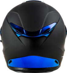 Sentinel Recon Helmet Matte Black/Blue Chrome 2x