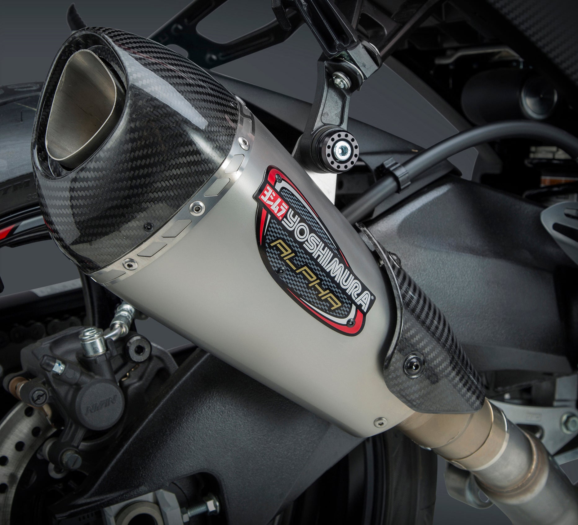 Exhaust Street Alpha T Slip On Ss Ss Cf Works