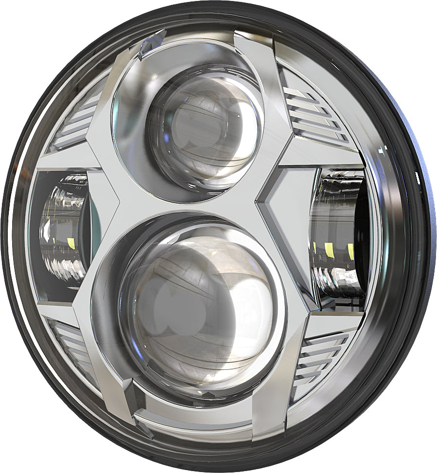 5 3/4" Led Headlight Chrome