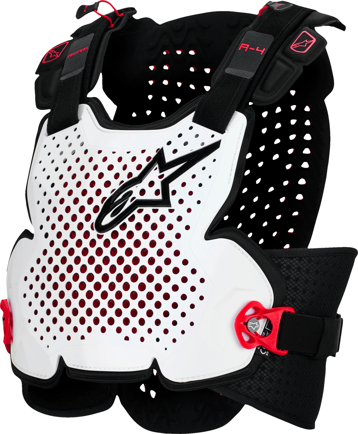 A 4 Plasma Chest Protector Blk/Red/Wht Xl/2x