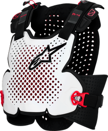 A 4 Plasma Chest Protector Blk/Red/Wht Xl/2x