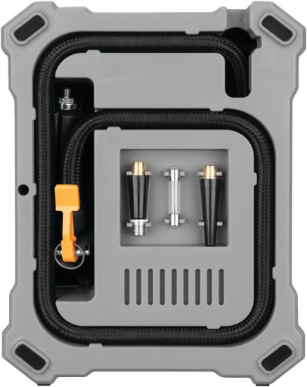 12v Digital Tire Inflator W/ Auto Stop And Led Light