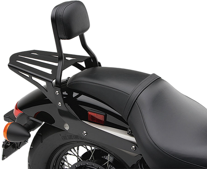 Sissy Bar Luggage Rack Formed Black
