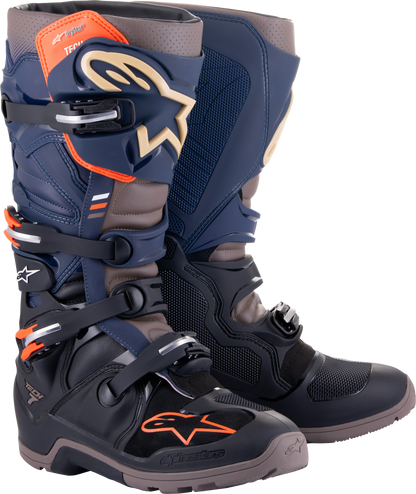 Tech 7 Enduro Drystar Boots Blk/Ngt Nvy/Wm Grey Sz 16