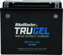 BikeMaster TruGel Battery - MG20L-BS