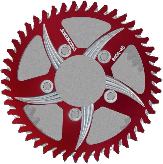 Rear Cat5 Sprocket Aluminum 42t 520 Red Hon