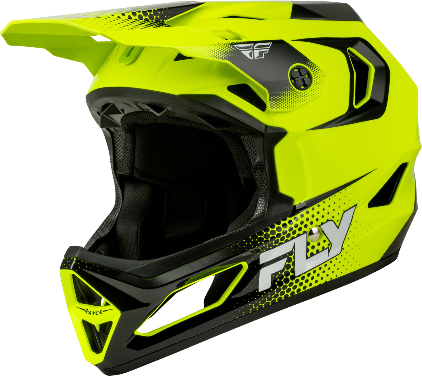 Rayce Sonar Bicycle Helmet Hi Vis/Black/White Xs