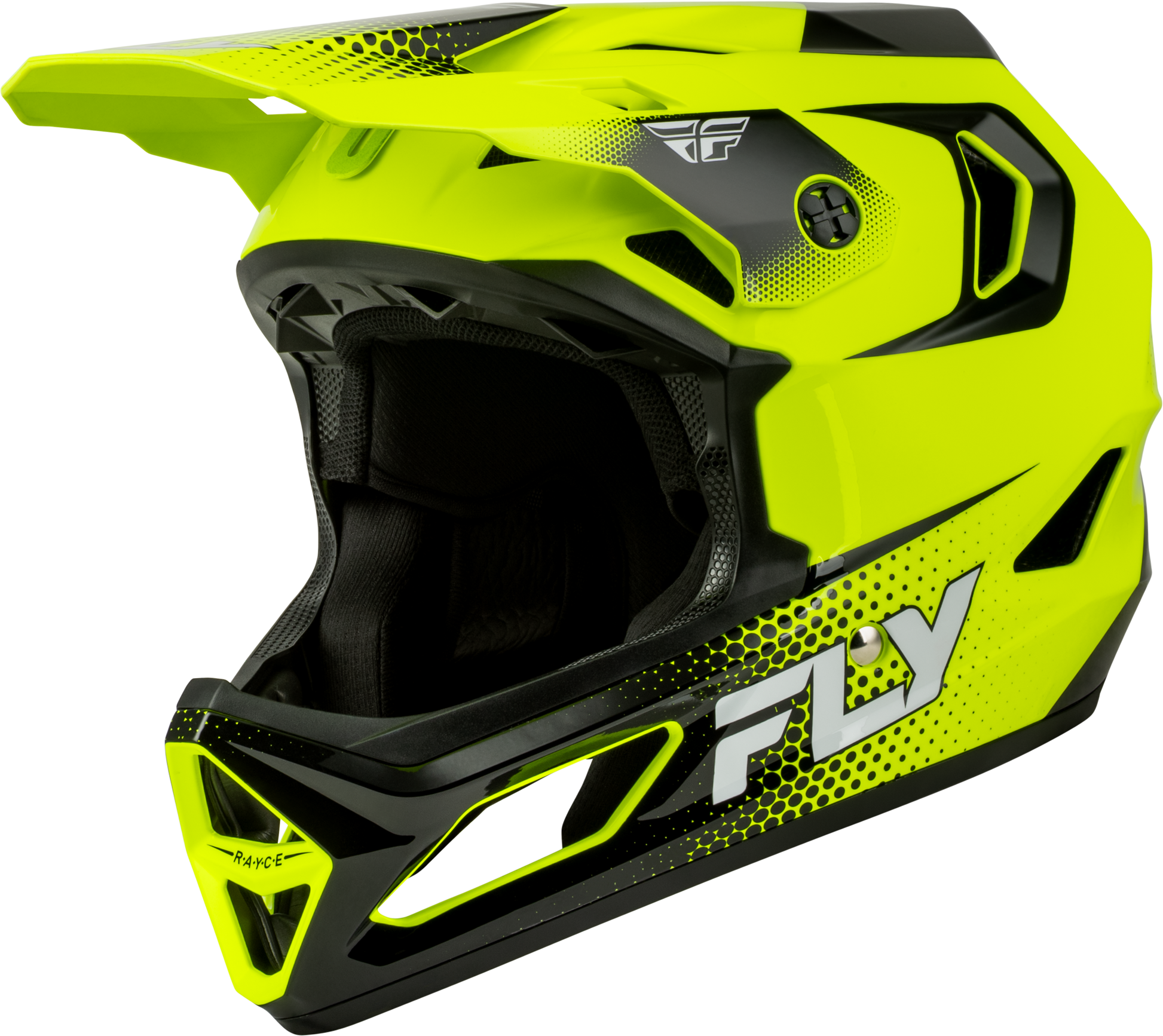 Rayce Sonar Bicycle Helmet Hi Vis/Black/White Xl