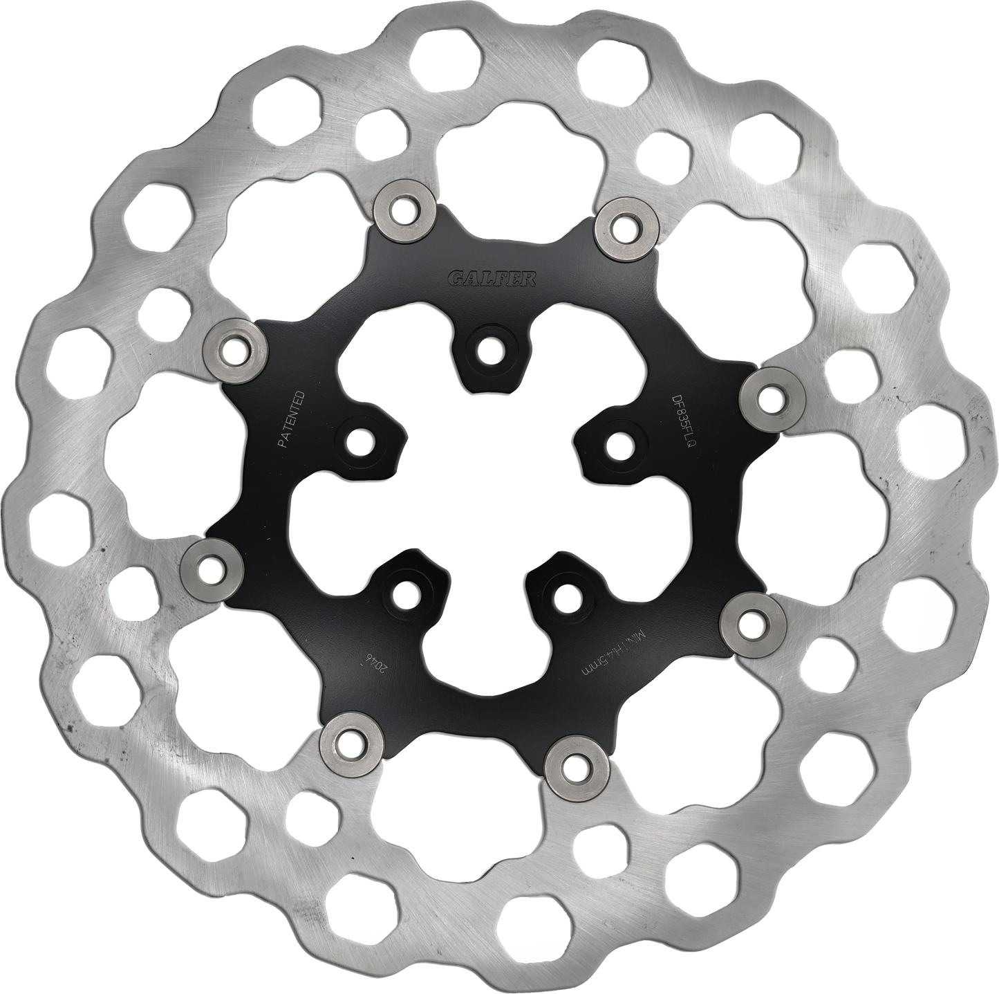 Rotor 12.5" Floating Cubiq Fr Black