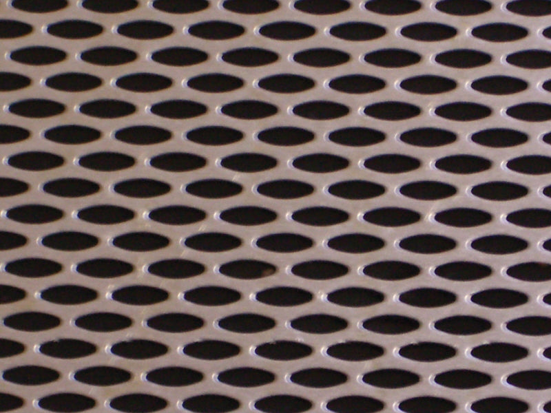 Aluminum Mesh Sheet 18" X 18" Oval