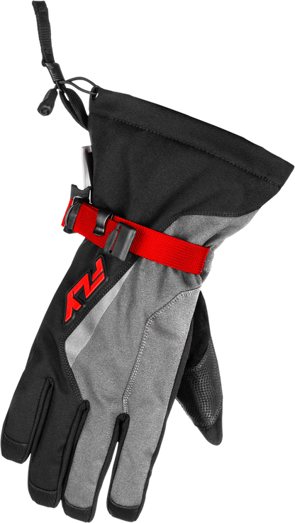 Title Gauntlet Gloves Red/Light Grey/Black Xl