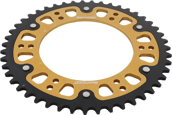 Rear Stealth Sprocket Alu/Stl 47t 520 Gld Apr/Bmw