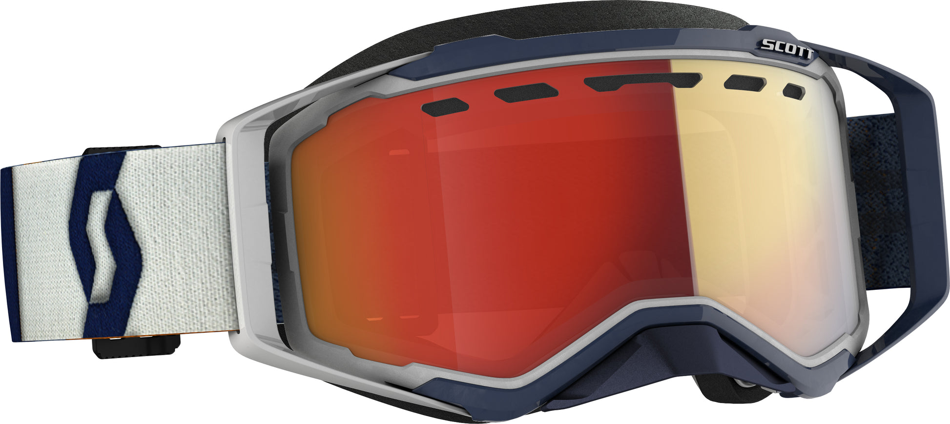 Prospect Snwcrs Goggle Gry/Drk Blue Enhancer Red Chrome