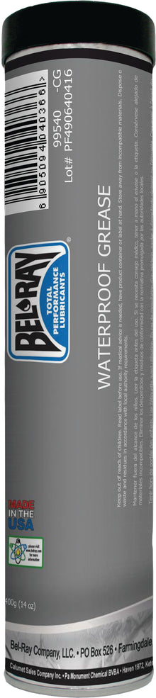 Waterproof Grease Cartridge 14 Oz (10/Case  Sold Ea)