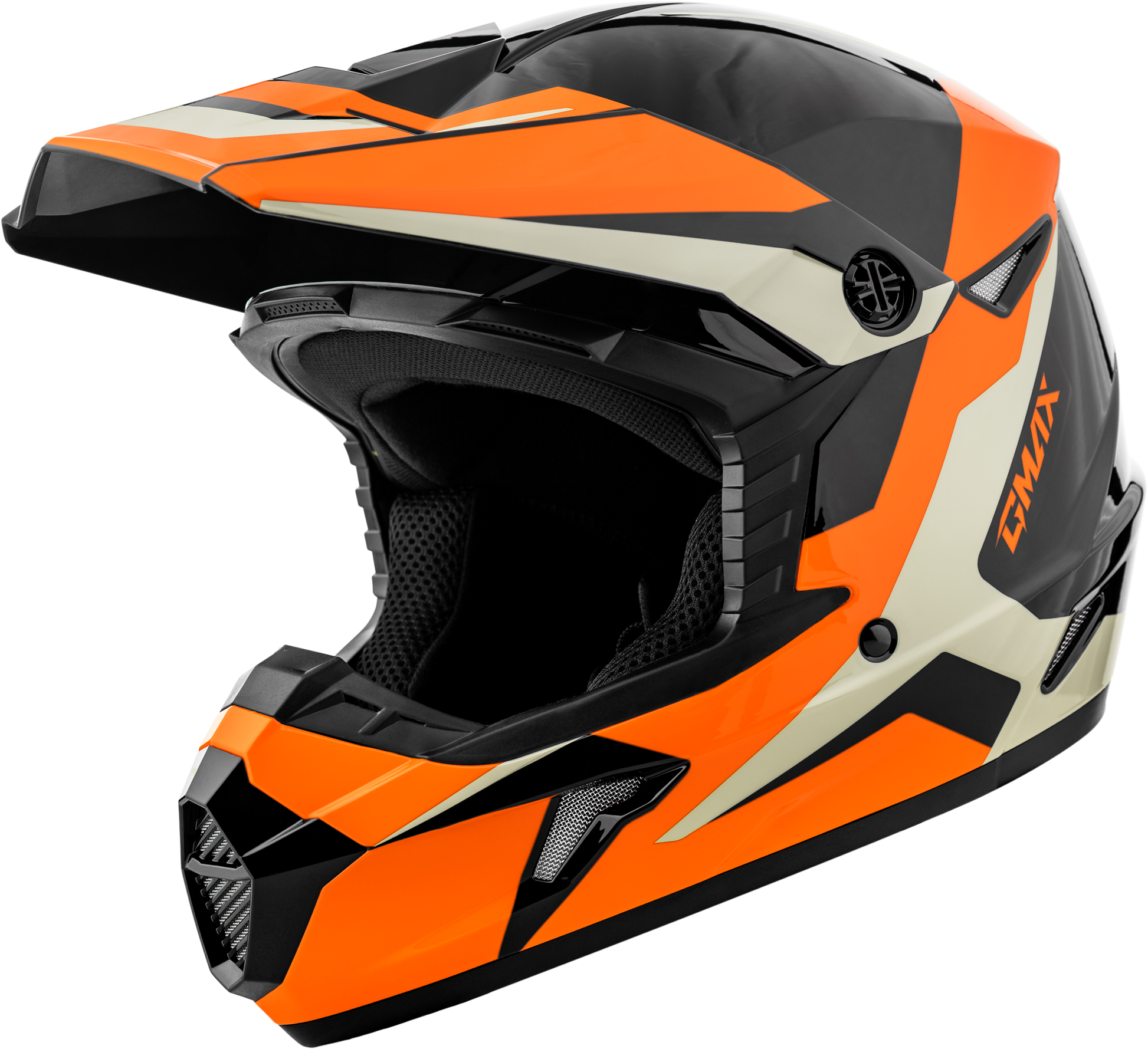 Mx 46 Cyclus Hemet Black/Orange Lg