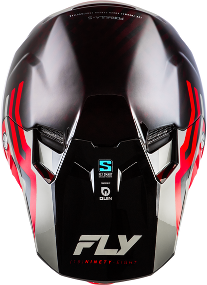 Formula S Carbon Byte Helmet Red Carbon/Red/Grey Xl