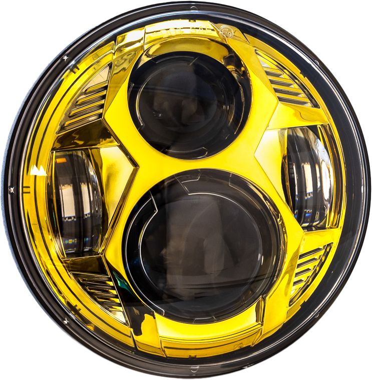 5.75" Led Gold Headlight