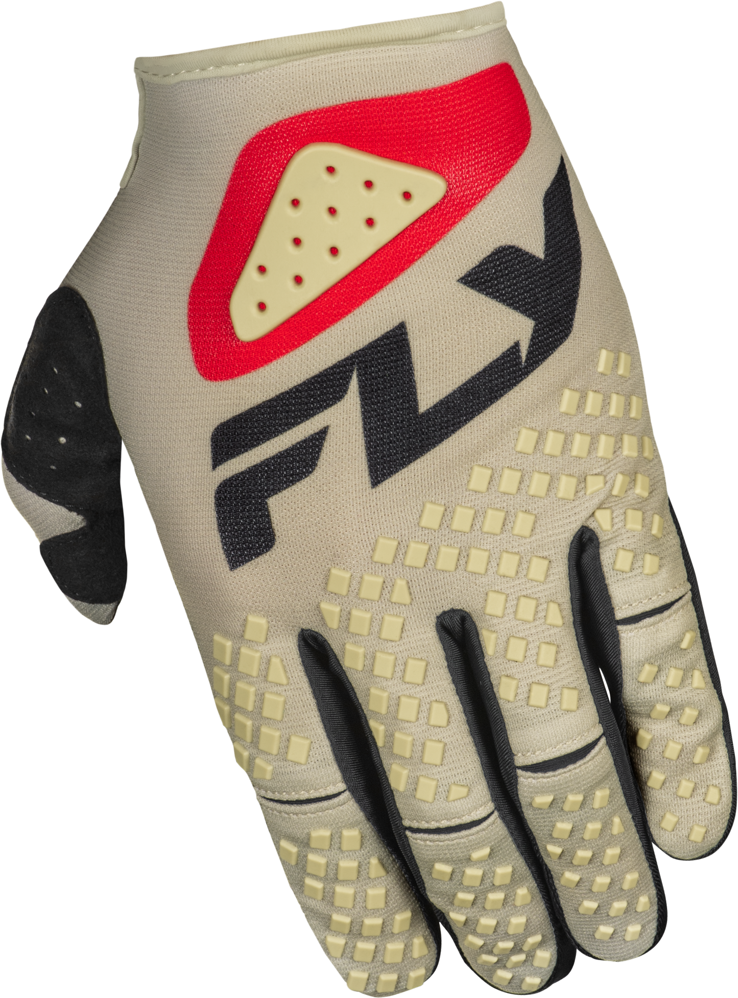 Kinetic Sym Gloves Light Grey/Red/Black Sm