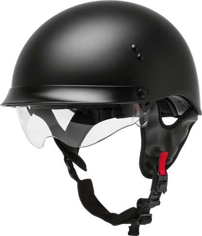 Hh 65 Half Helmet Full Dressed Matte Black Xl