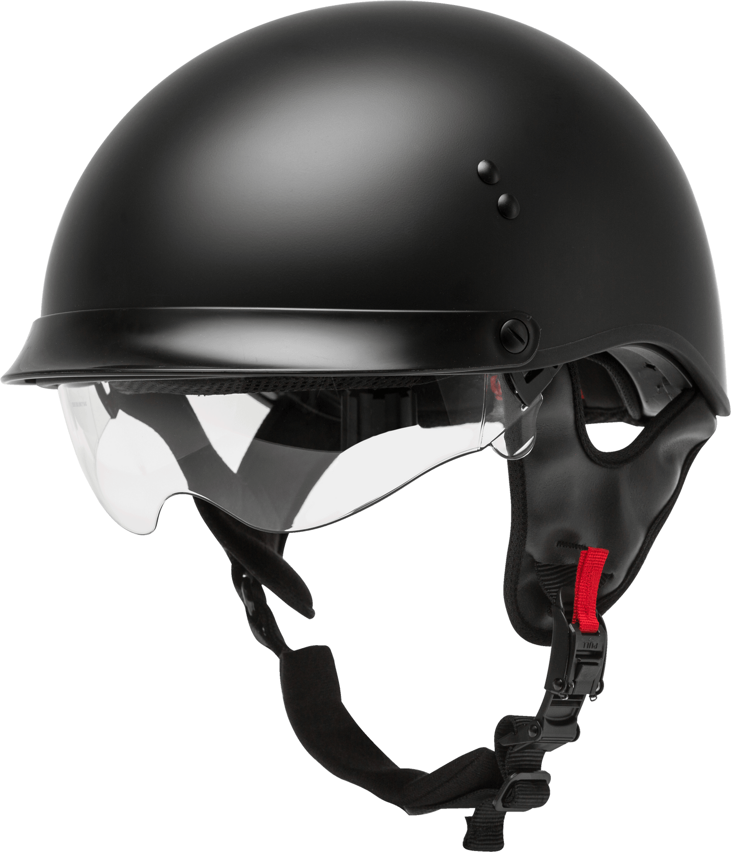Hh 65 Half Helmet Full Dressed Matte Black Lg