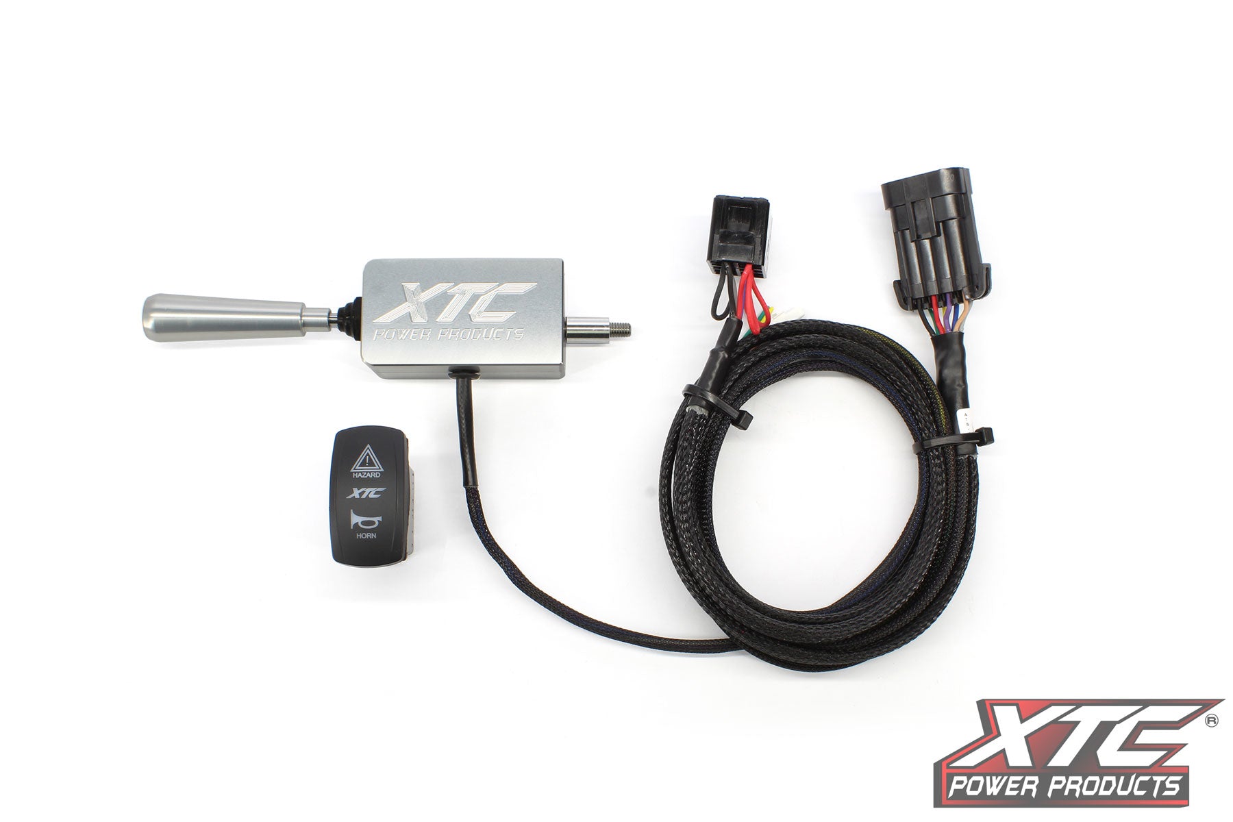 Auto Turn Signal Kit W/ Billet Lever And Front Drl Lights Pol