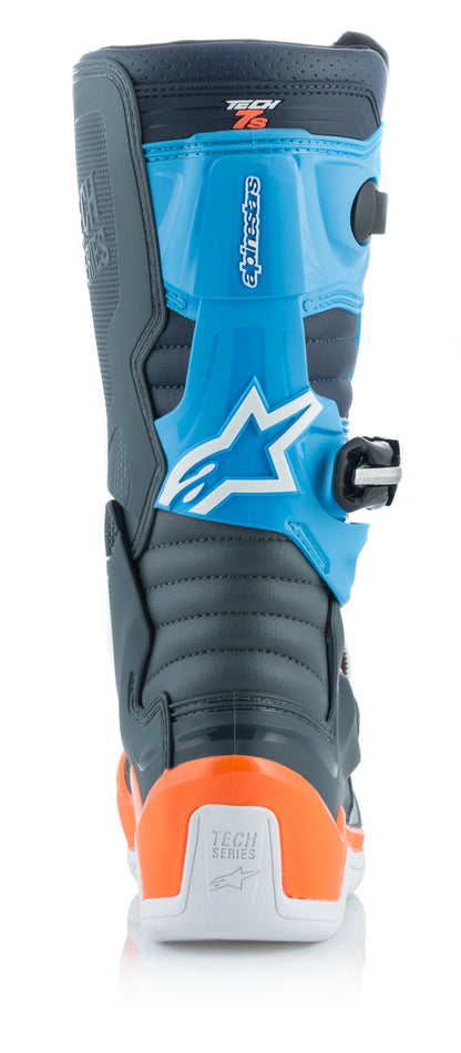 Tech 7s Magneto Le Boots Anthracite/Orange Sz 06