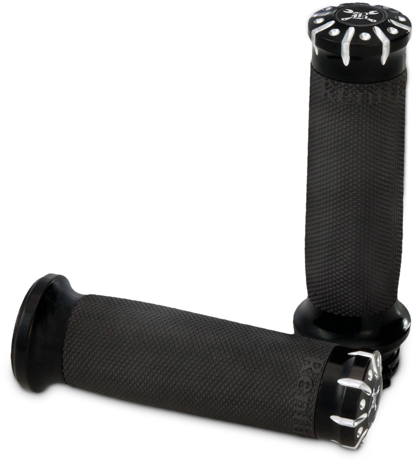 Hawk Billet Handle Grip Set 82 17 Dual Cable Set