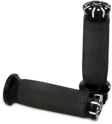 Hawk Billet Handle Grip Set 82 17 Dual Cable Set