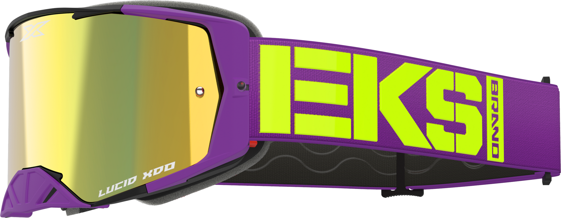 Lucid Caliber Goggle Purple Gold Mirror Lens