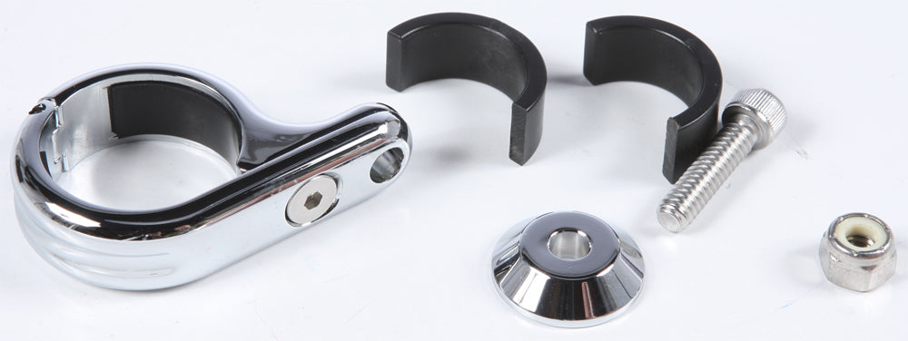 Universal Clamp 1"   1 1/4" Chrome