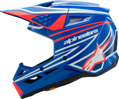 Sm3 Youth Wurx Helmet Blue/Red/Wht/Blk Ys